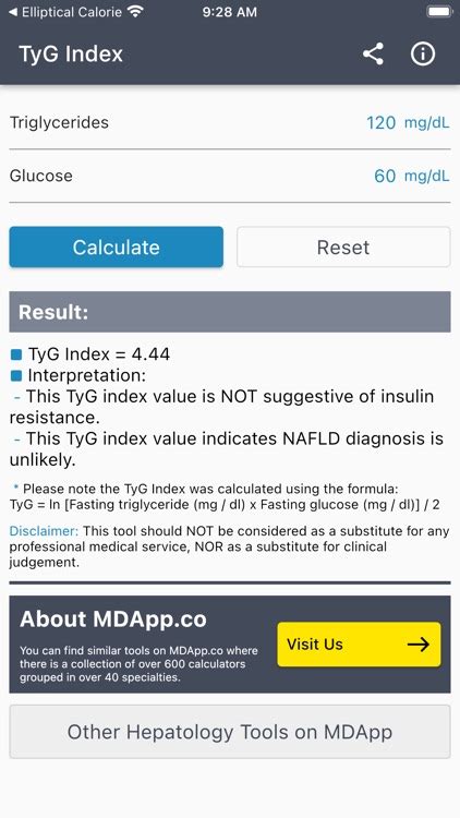 tygdispo|TyG Index Calculator .